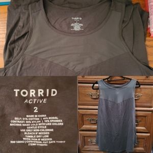 Torrid Olive Green Active Tank Top